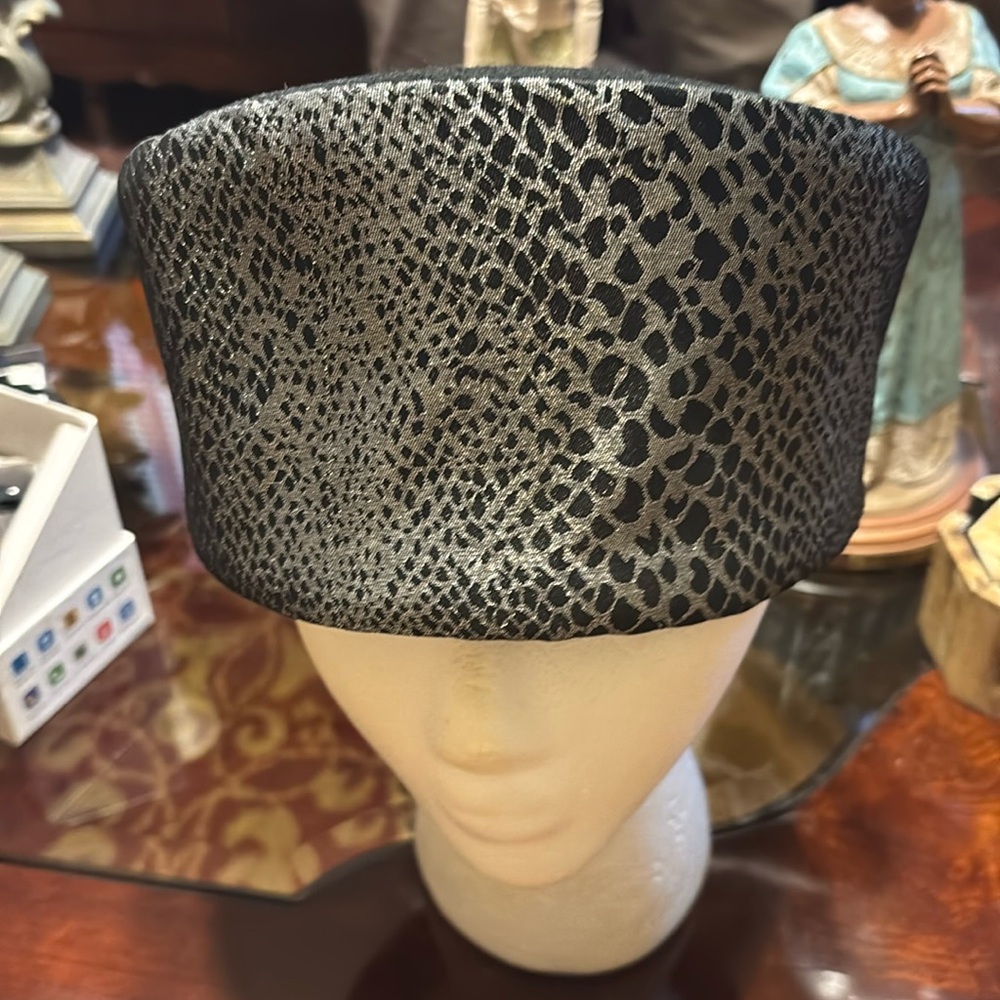Elegant Black and Silver Women's Hat